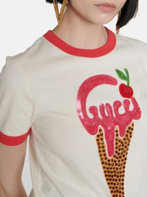 Bavlněné tričko Gucci