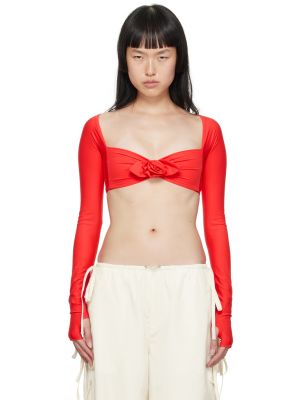 Красная блузка Sandy Liang