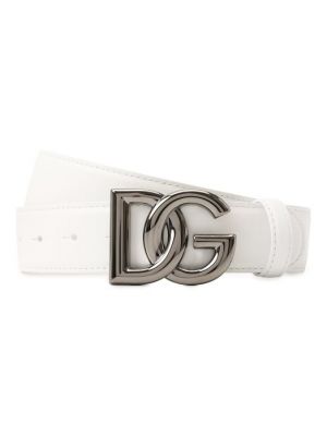 Ремень Dolce & Gabbana белый