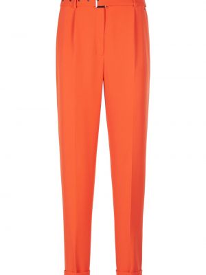 Оранжевые брюки слим Basler
