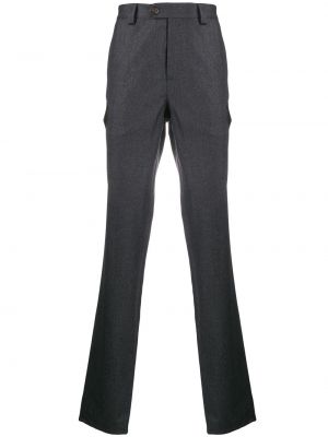 Pantaloni dritti con tasche Brunello Cucinelli grigio