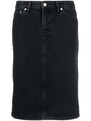 Džínsová sukňa Filippa K čierna