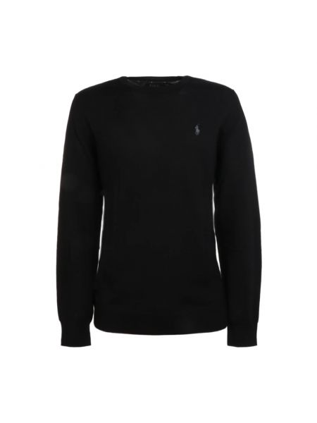 Sweter z okrągłym dekoltem Ralph Lauren czarny