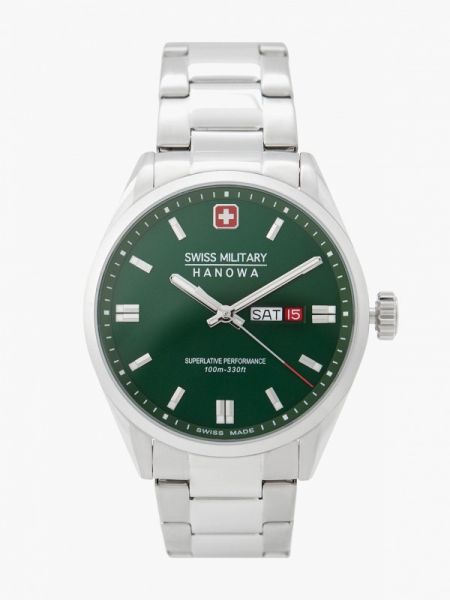 Часы Swiss Military Hanowa серебряные