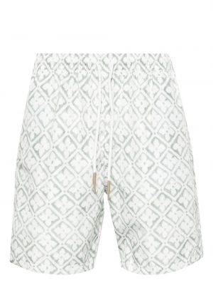 Pantaloni scurți cu imprimeu geometric Eleventy