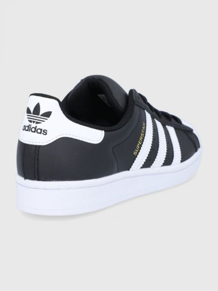 Pantofi cu toc cu toc cu toc plat Adidas Originals negru