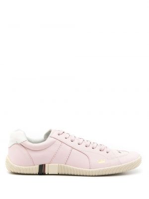 Δερμάτινα sneakers με κορδόνια με δαντέλα Osklen ροζ