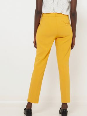 Pantaloni Camaieu galben