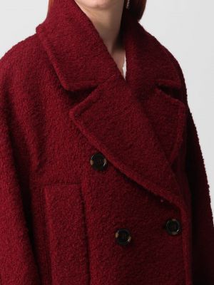 Шерстяное пальто Tommy Hilfiger красное