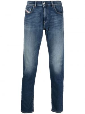 Slank lav midje stretch jeans Diesel blå