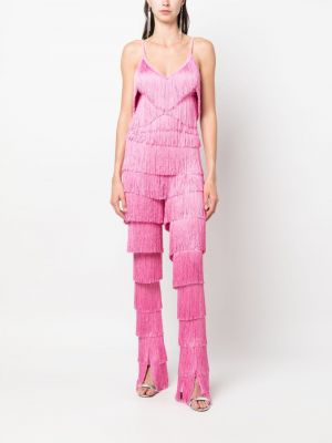 Růžové kalhoty Norma Kamali