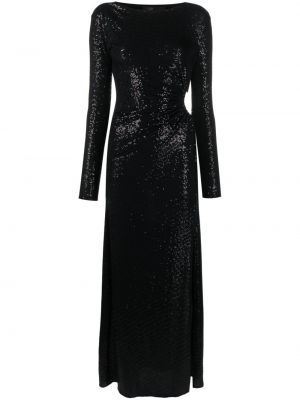 Вечерна рокля с пайети Maje черно