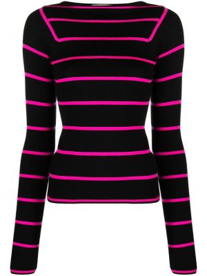 Jacquard gestreifter woll pullover Pucci