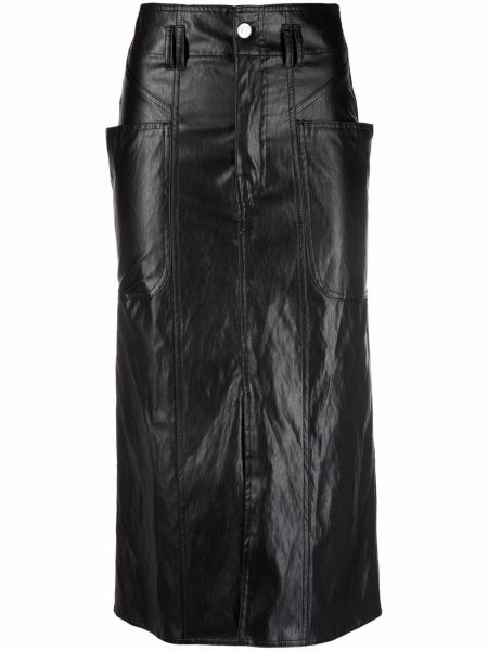 Falda midi ajustada Isabel Marant étoile negro