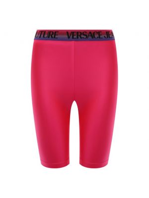 Джинсовые шорты Versace Jeans Couture розовые