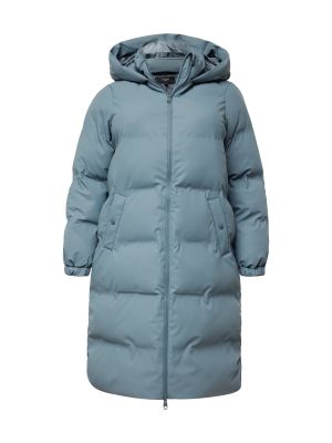 Пухено зимно палто Vero Moda Curve синьо
