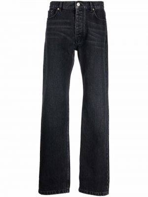 Straight fit džíny s nízkým pasem Balenciaga černé