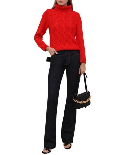 Шерстяной свитер Victoria Beckham, красный