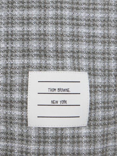Tweed pamut rövidnadrág Thom Browne fehér