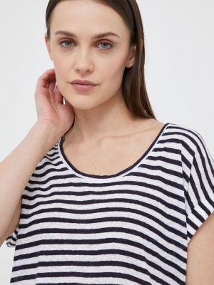 Pepe Jeans vászon póló  - Sötétkék