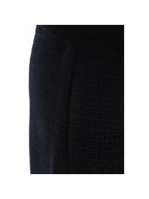 Pantalones de tejido jacquard Givenchy negro