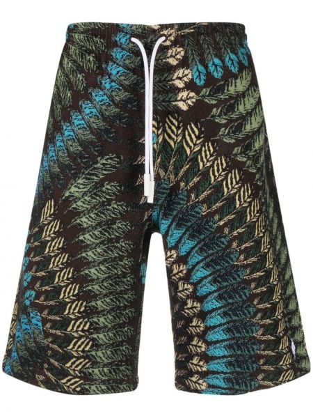 Kratke hlače s perjem s potiskom Marcelo Burlon County Of Milan
