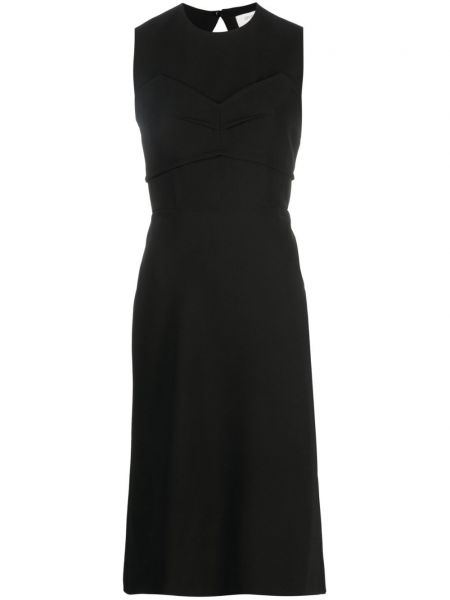 Αμάνικη κοκτέιλ φόρεμα Sportmax μαύρο