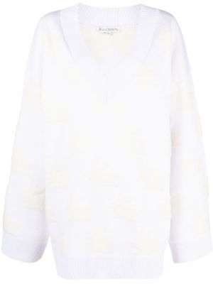 Пуловер Jw Anderson бяло