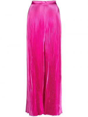 Hose mit plisseefalten L'idee pink