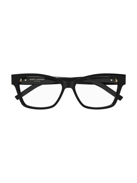 Przezroczyste okulary korekcyjne Saint Laurent czarne