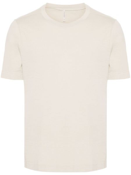 T-shirt en coton avec manches courtes Transit beige