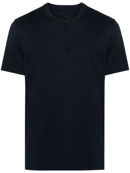 T-shirt brodé à imprimé Givenchy bleu