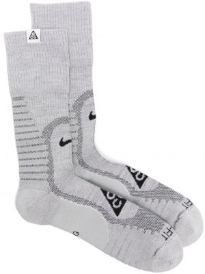Ponožky Nike sivá