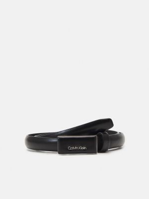 Ремень с пряжкой Calvin Klein черный