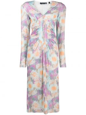 Trykt floral dress Rotate rosa