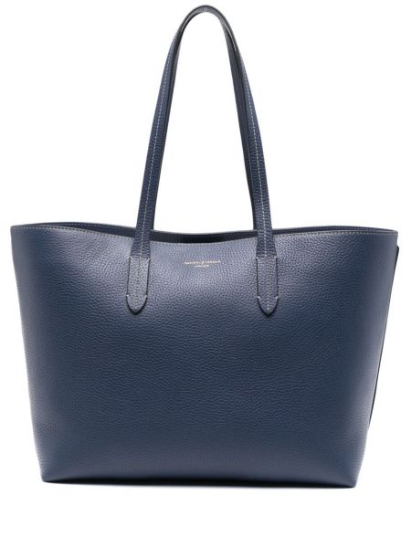 Τσάντα shopper Aspinal Of London μπλε