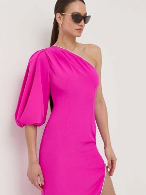 Розовое платье миди Nissa