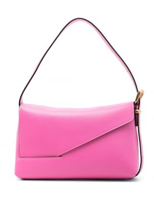 Δερμάτινη τσάντα ώμου Wandler ροζ