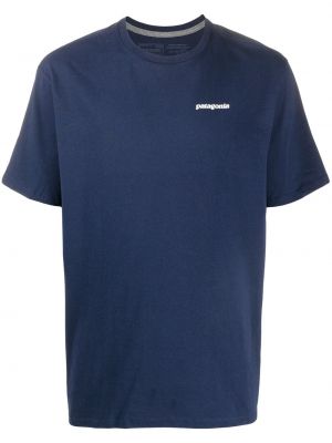 T-shirt Patagonia blå