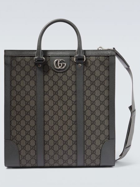 Nákupná taška Gucci sivá