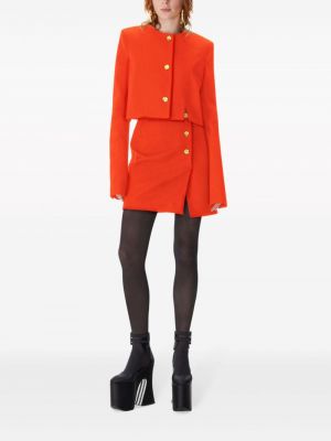Vlněná bunda Nina Ricci oranžová