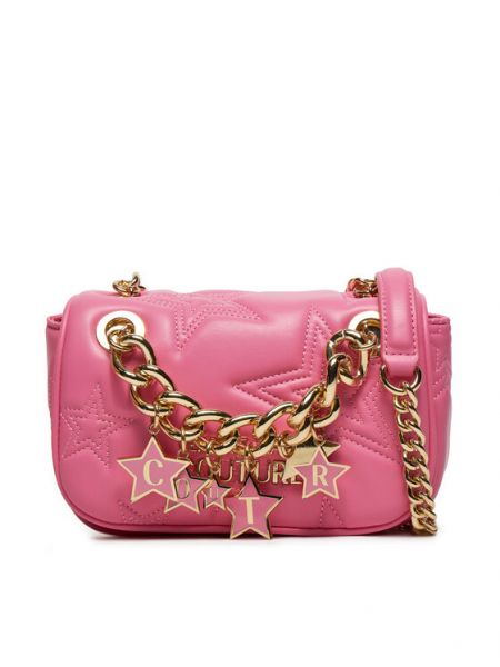 Listová kabelka Versace Jeans Couture ružová