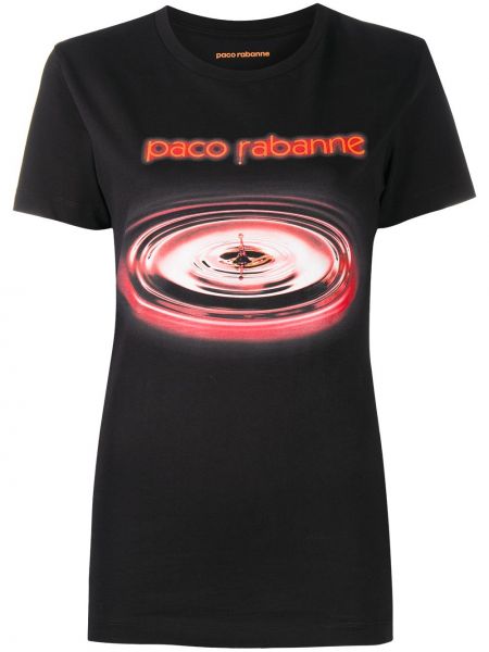 Camiseta Paco Rabanne negro