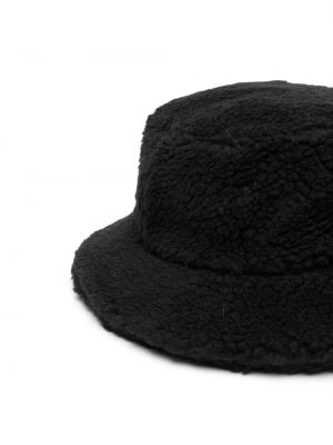 Fleecový klobouk Woolrich černý