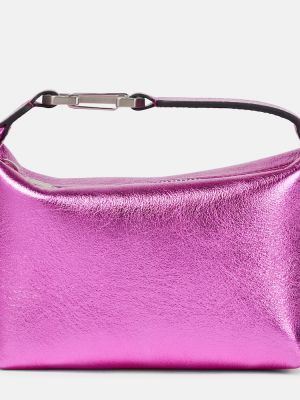 Kožna clutch torbica Eéra ružičasta