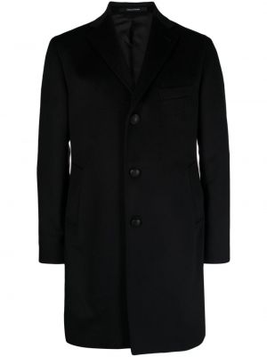 Plstěný vlnený kabát Tagliatore čierna