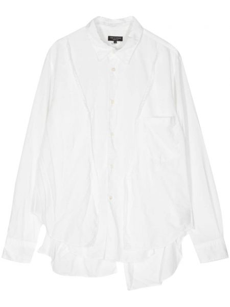 Асиметрична риза Comme Des Garçons Homme Plus бяло