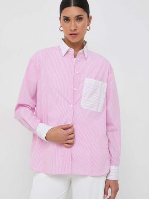 Памучна риза Max&co розово