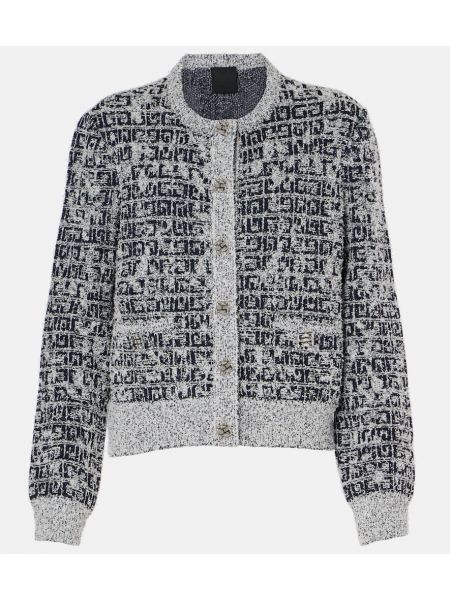 Tweed striktrøje Givenchy sølv