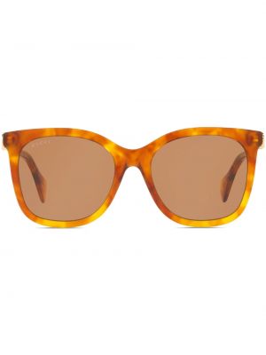 Oversized glasögon Gucci Eyewear brun